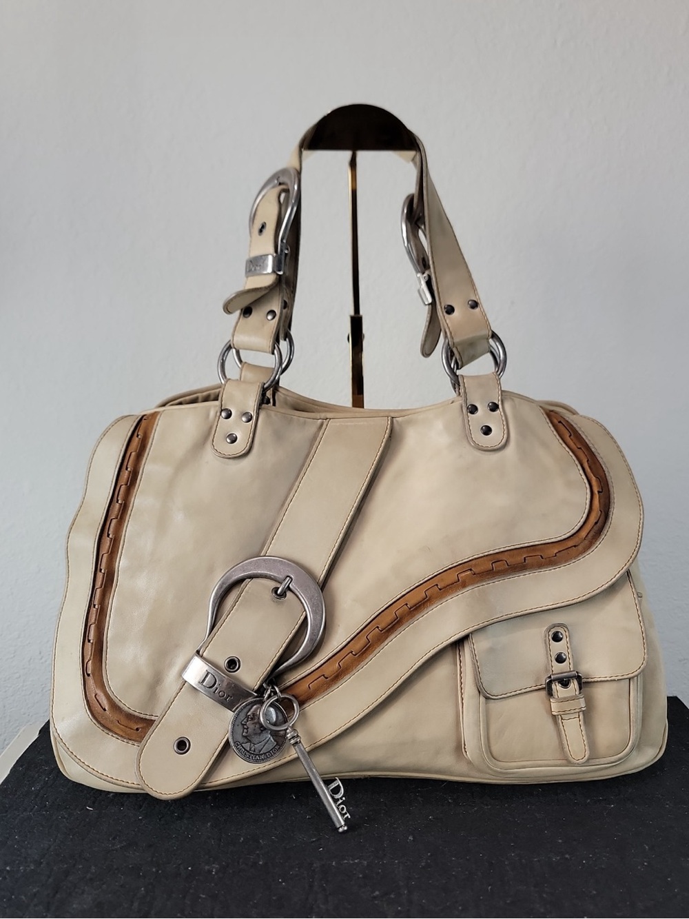•CHRISTIAN DIOR• Vintage Gaucho saddlebag